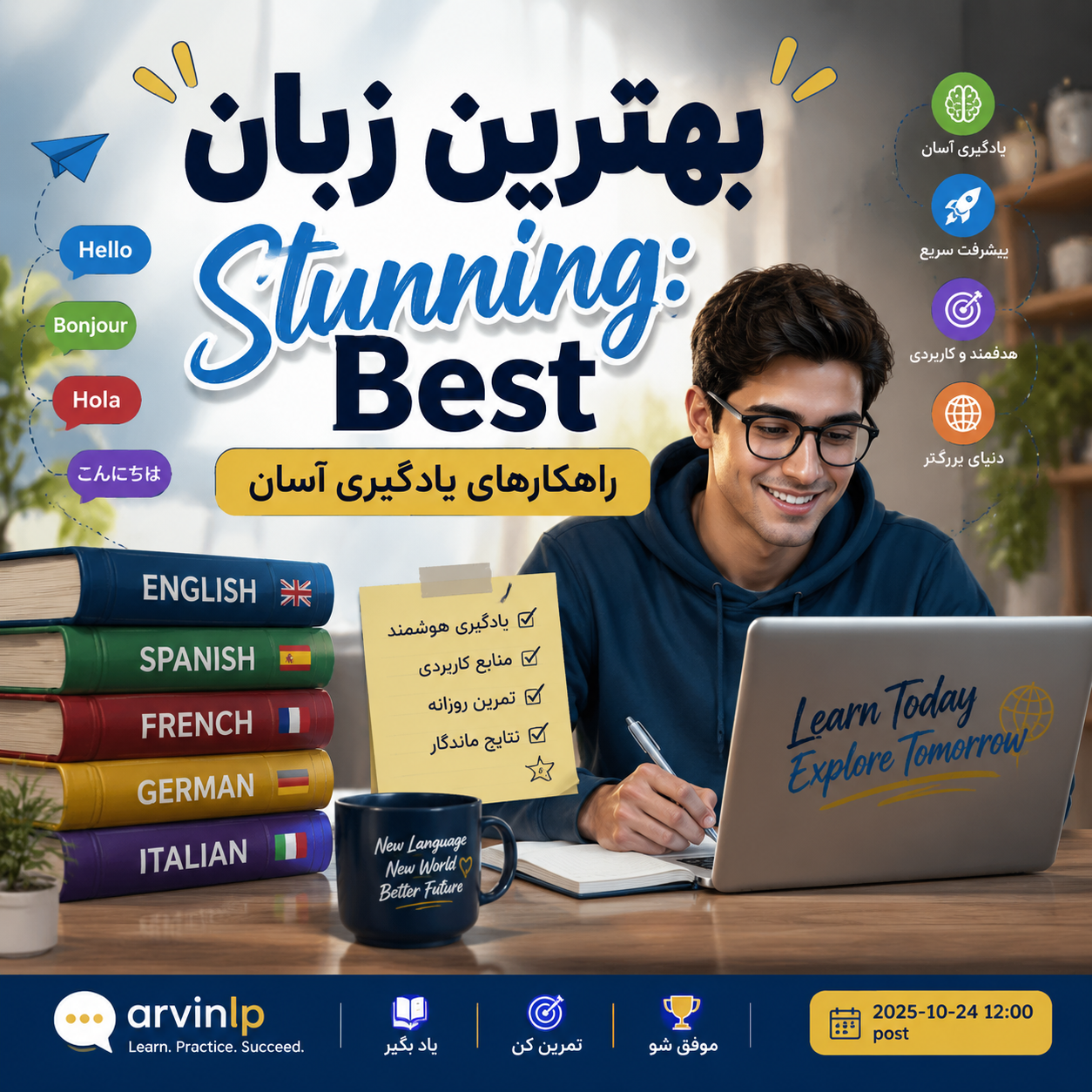 بهترین زبان Stunning: راهکارهای یادگیری آسان